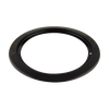 P1056RGE8 Style D Heavy Duty Black Porcelain 4 Pack Drip Pans 4 Pack Trim Rings 2 Small 2 Large