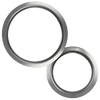 R68GE Style D 2-Pack Heavy Duty Chrome Trim Rings Range Kleen