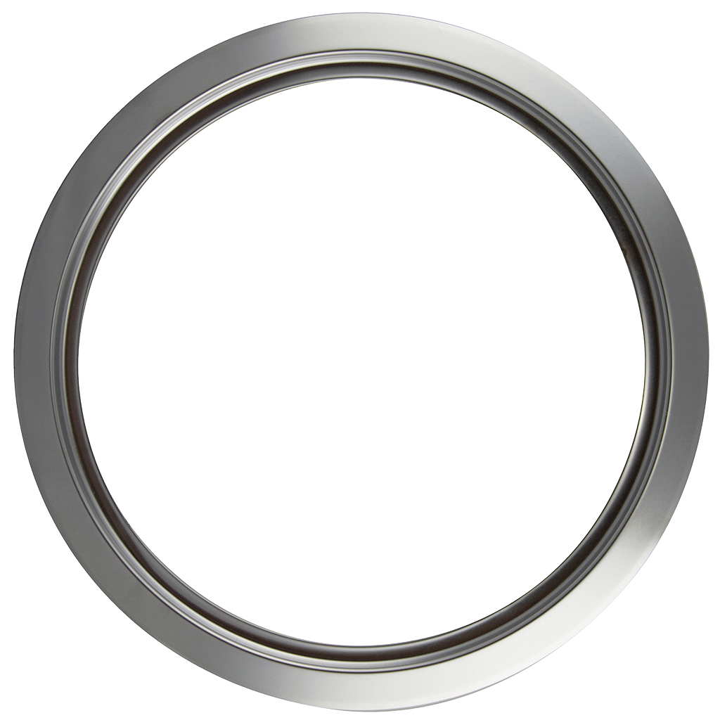 R8GE Style D Large Heavy Duty Chrome Trim Ring Range Kleen