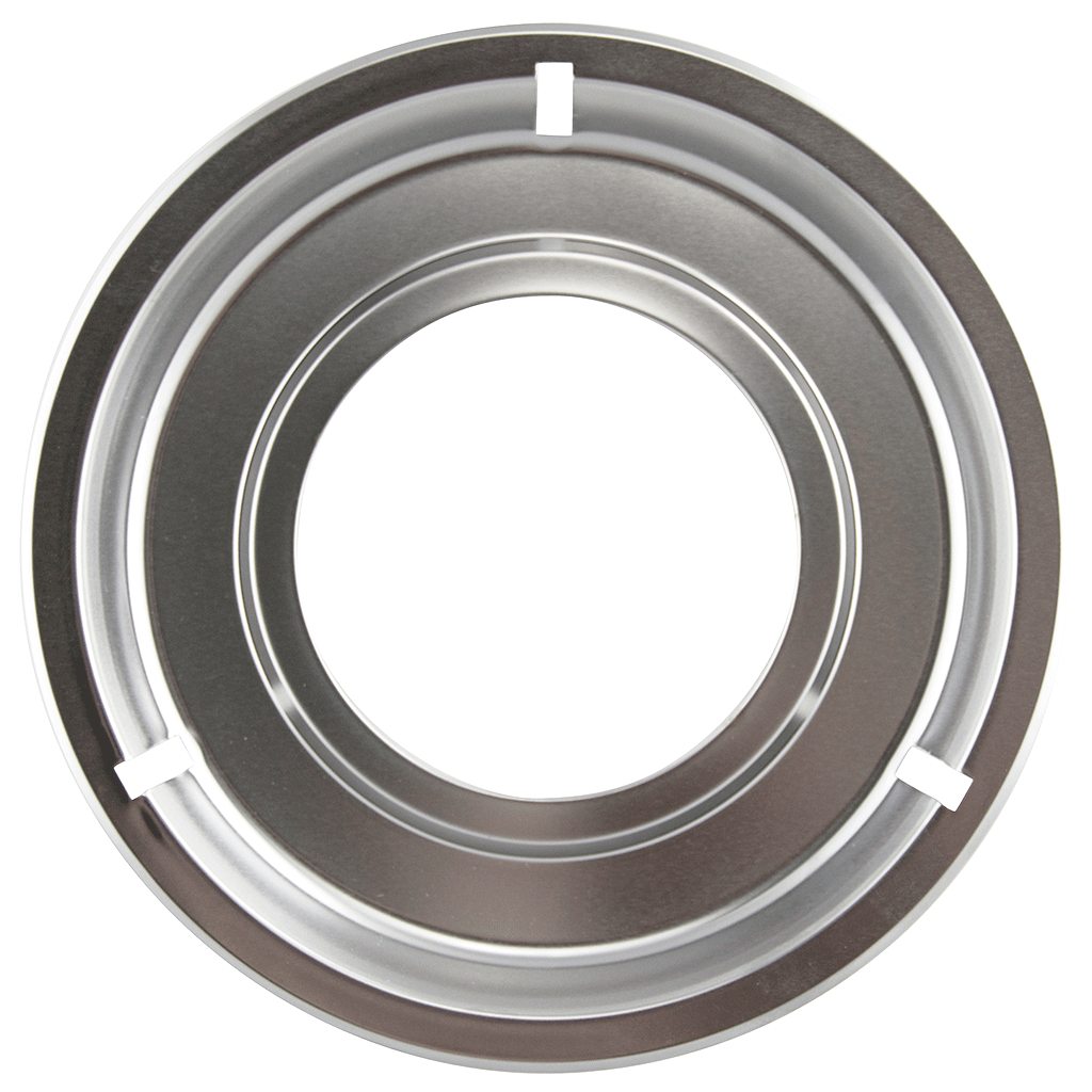 RGP300 Style G 8.25 Inch Round Heavy Duty Chrome Drip Pan Range Kleen