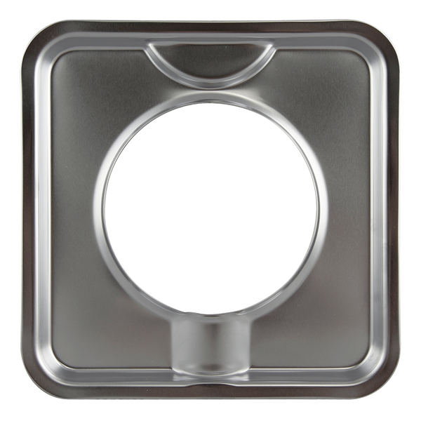 SGP400 Style I 7.75 Inch Square Heavy Duty Chrome Drip Pan Range Kleen