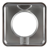 SGP400 Style I 7.75 Inch Square Heavy Duty Chrome Drip Pan Range Kleen