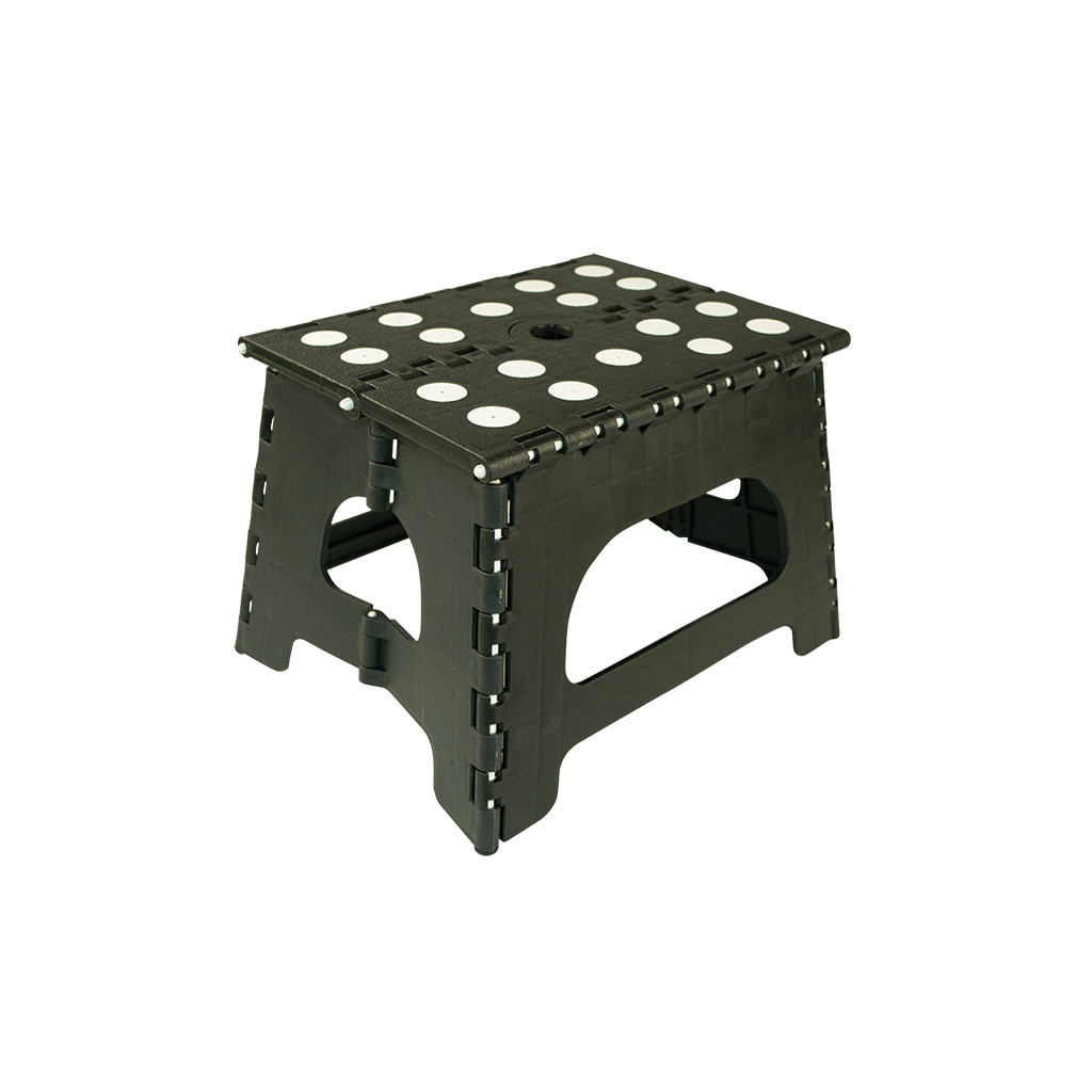 SS1B 1 Step Folding Black Step Stool Range Kleen