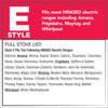 R68-U Style E 2-Pack Heavy Duty Chrome Trim Rings Range Kleen