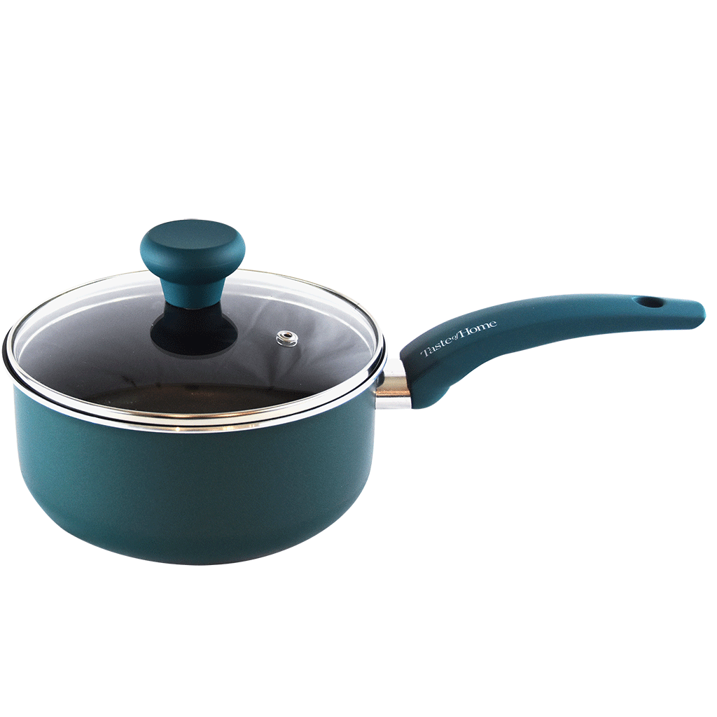 Cook N Home Nonstick Stockpot with Lid, 10.5 Quarts, Turquoise