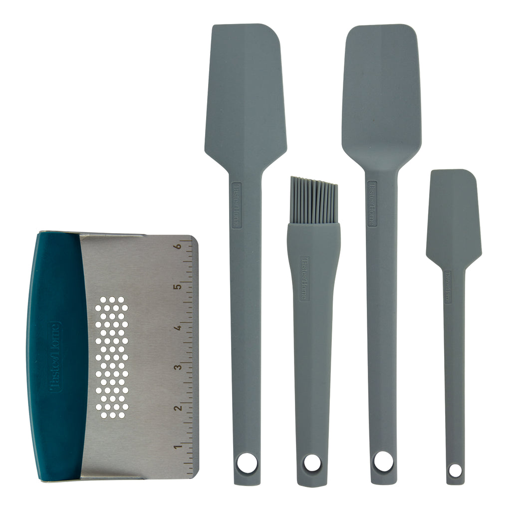 TD1004 6 Piece Kitchen Tools Set in Ash Gray by Taste of Home