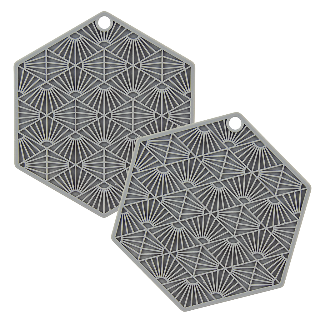 TD1008 2 Piece Silicone 3 in 1 Tool in Ash Gray by Taste of Home