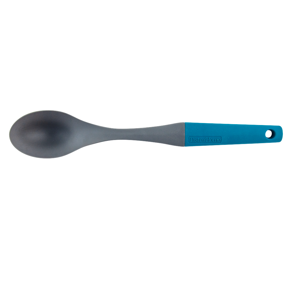 TG553A Nylon Spoon in Sea Green and Charcoal Gray by Taste of Home