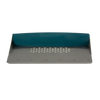 Taste of Home Bench Scraper with Sea Green handle, Front view, white background