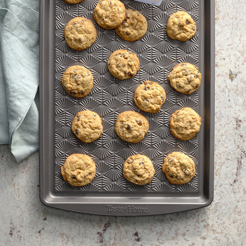 cookies on baking sheet