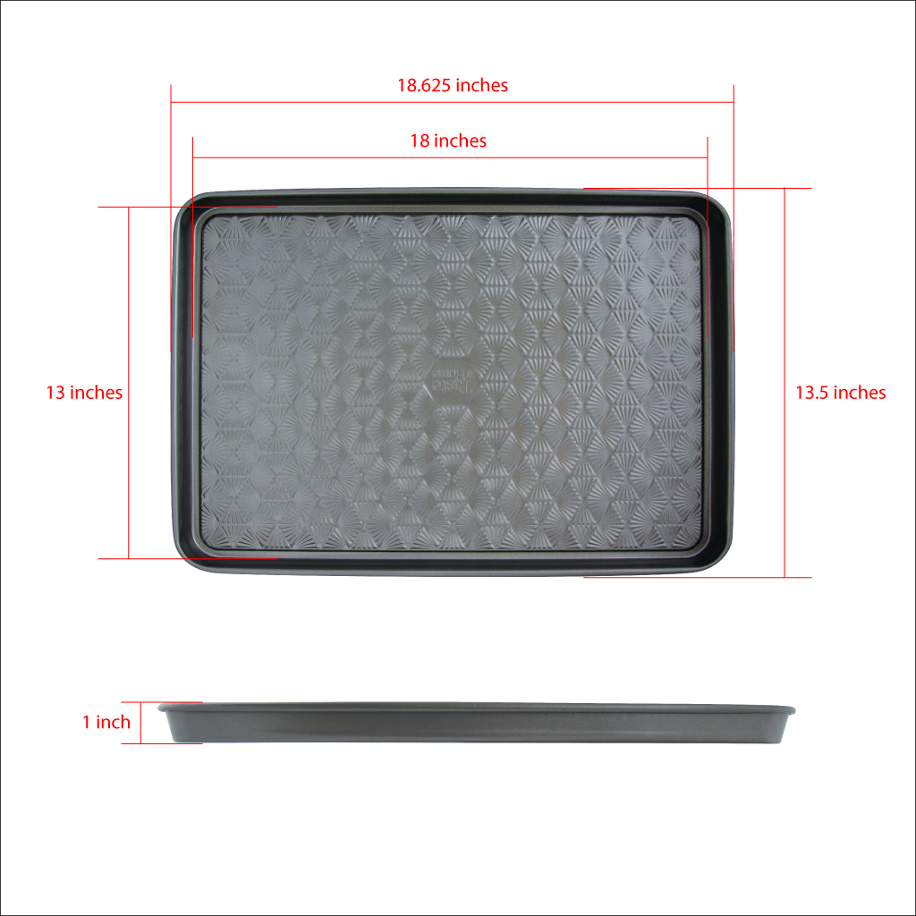 Taste of Home 18x13-Inch Baking Sheet with 17.5x12.5-Inch Non-Stick Cooling Rack