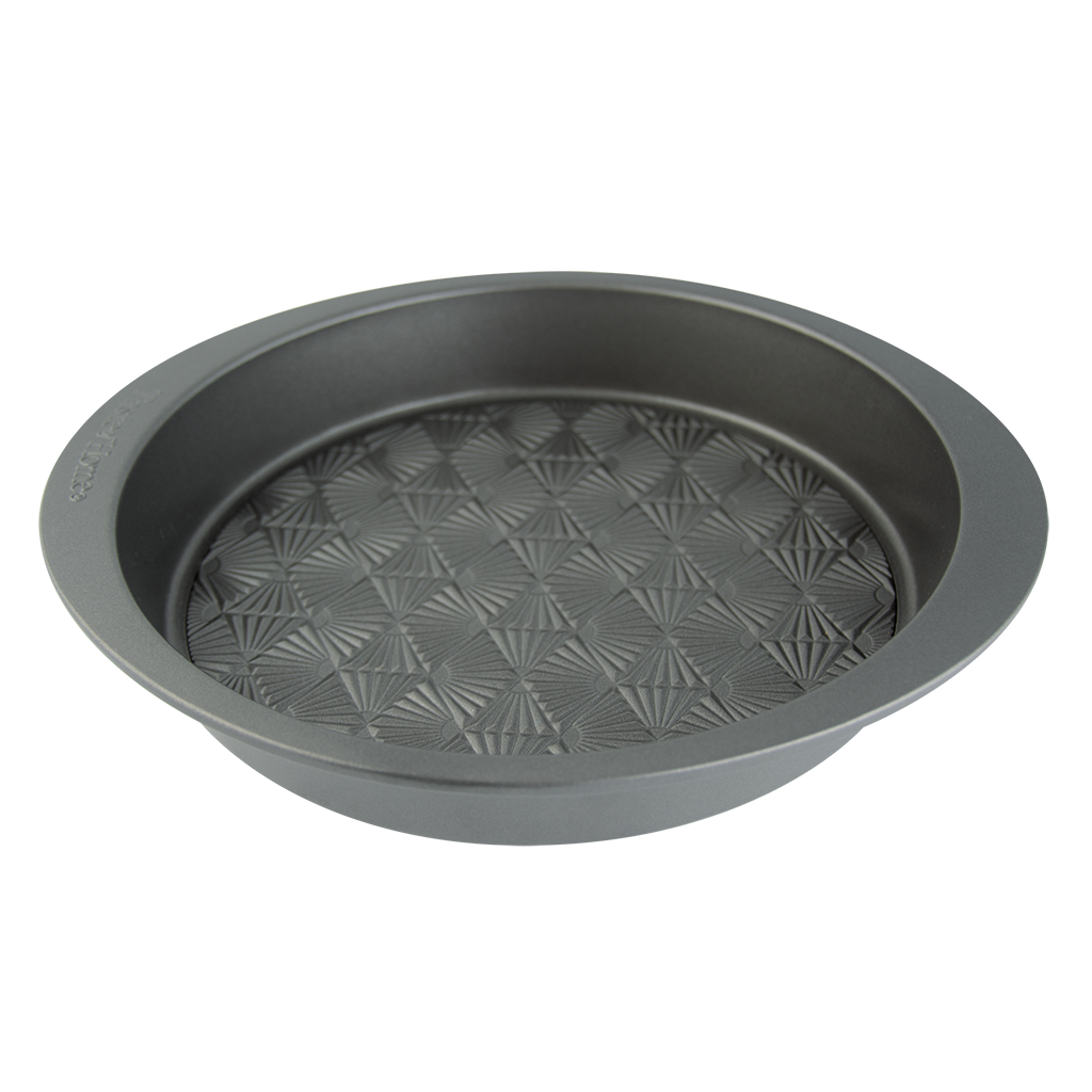 Good Cook 4016 Non-Stick Cake Pan, 9 in Dia, Steel, Size: 1 Pan, Grey