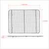 3069 2 Piece 17.5 x 12.5 inch NonStick Metal Cooling Rack by Taste of Home