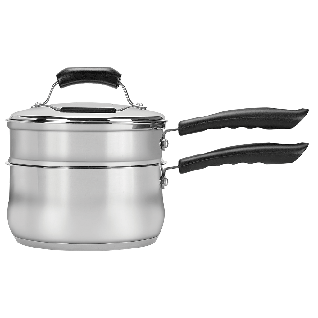 Range Kleen 3 Piece 2 Quart Double Boiler Set